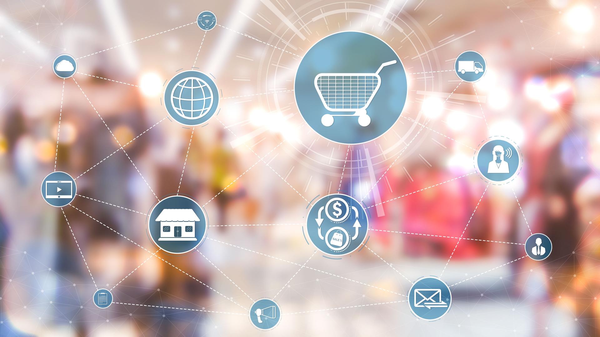 Omni channel technology of online retail business.